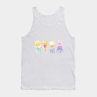 Cartoon jellyfish Tank Top